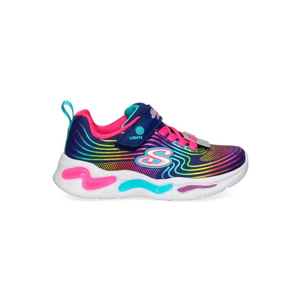SKECHERS - Zapatilla Skechers Wavy Beams 302338N-NVMT para Niñas