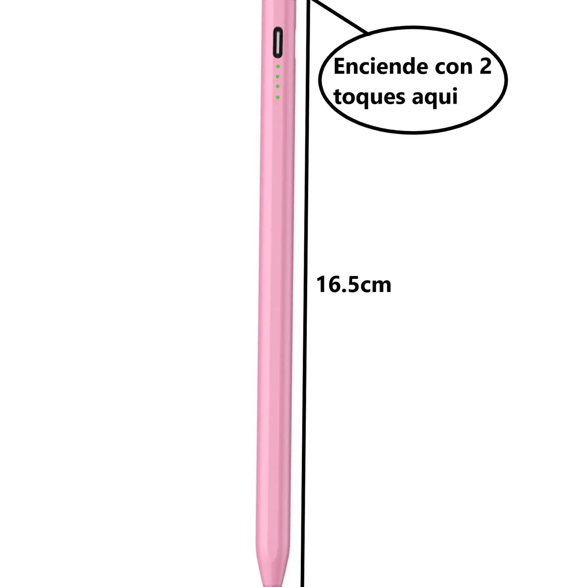 GENERICO - Pencil Universal lapicero táctil Para Tablets Ipads Celulares-Rojo