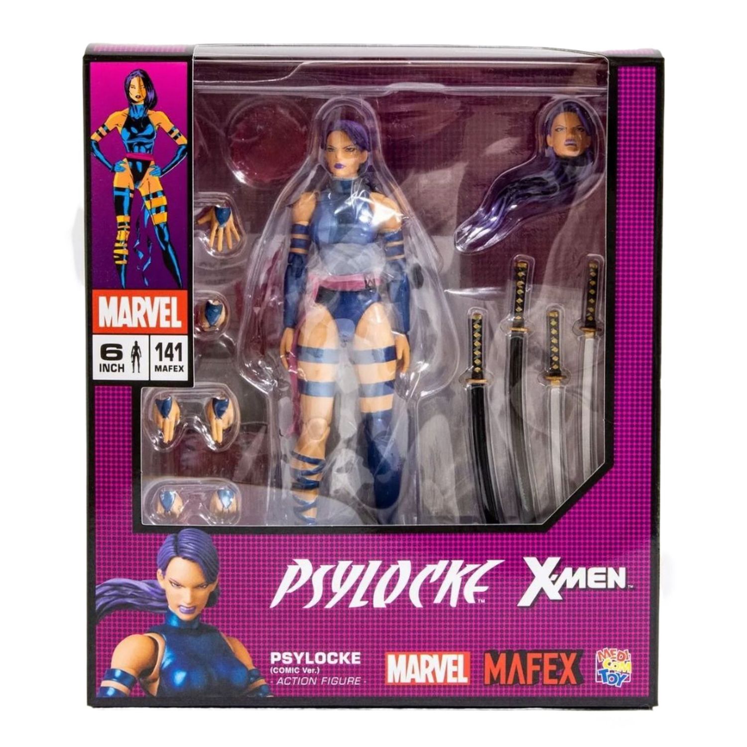 X-Men Marvel MAFEX 141 Psylocke Comic Ver MARVEL | Falabella Perú