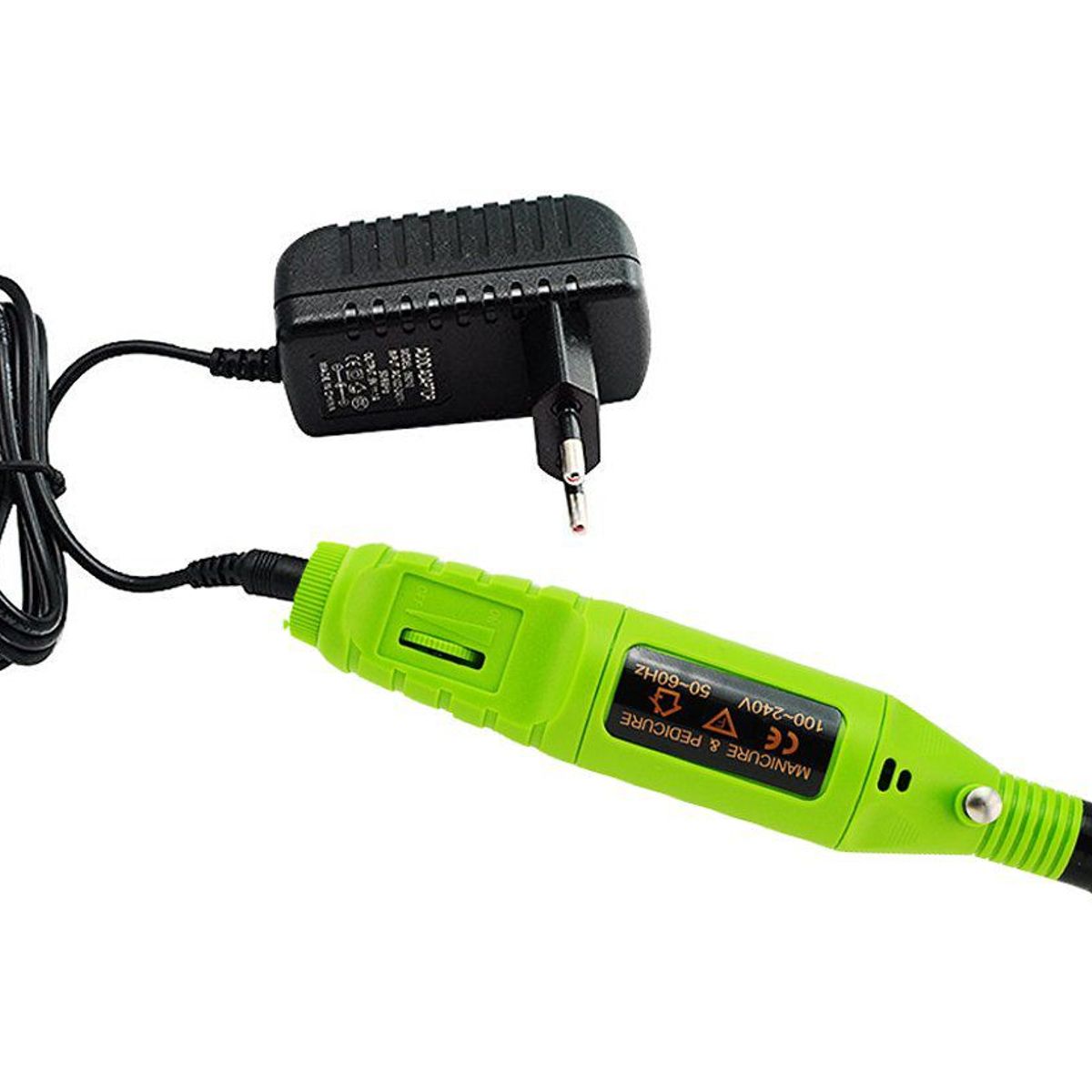 GENERICO - Pulidor De Uñas Eléctrico con 10 lijas de regalo para Manicure