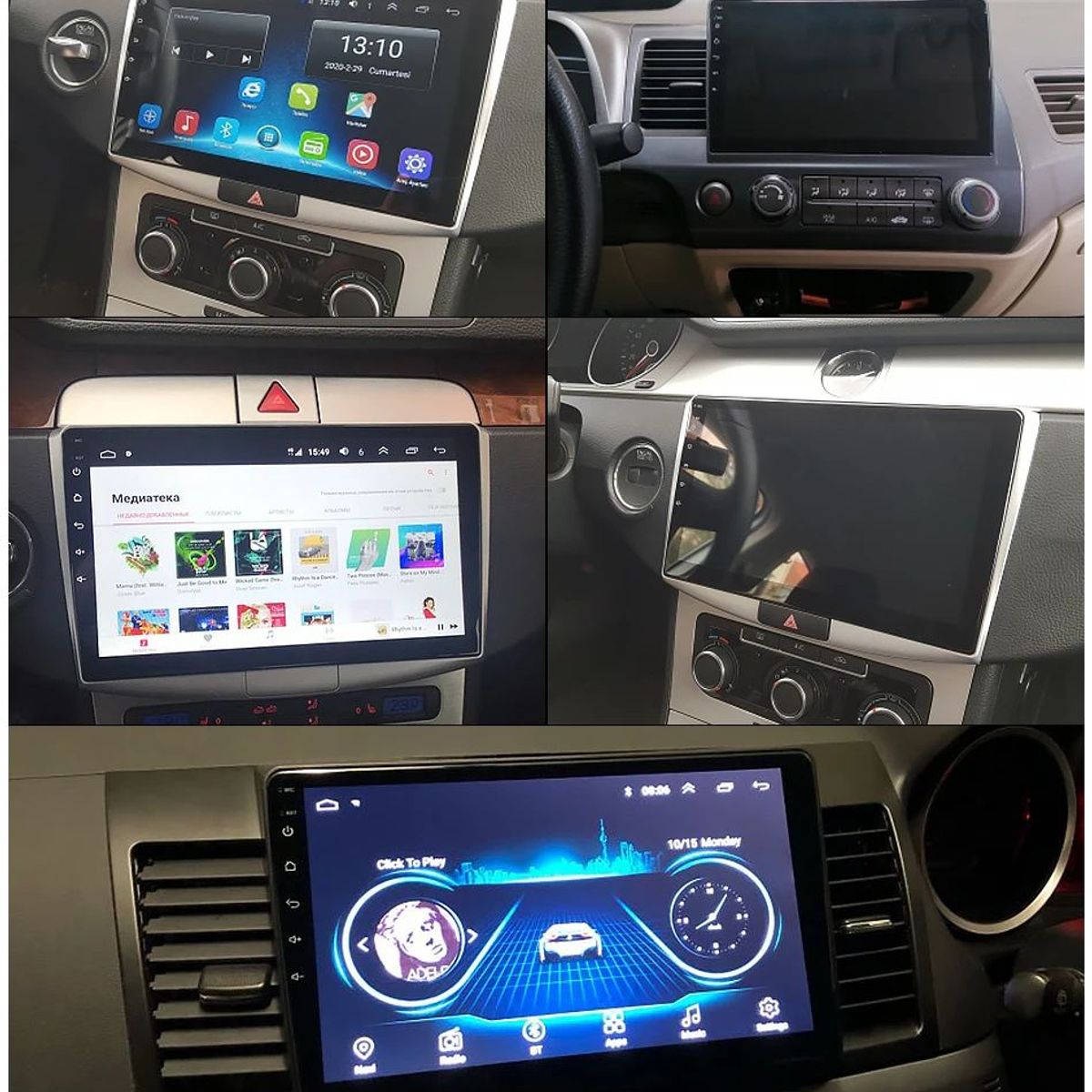 GENERICO - AUTORADIO ANDROID 2 DIN HD 9" CARPLAY + CAMARA