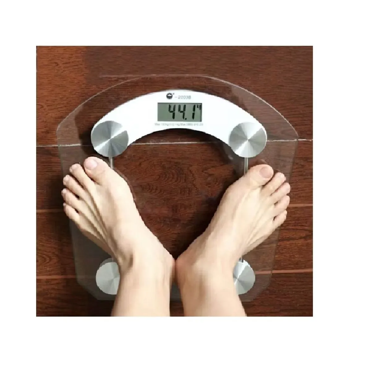 OTTOWARE - BALANZA DIGITAL DE BAÑO EN VIDRIO HASTA 180 KG