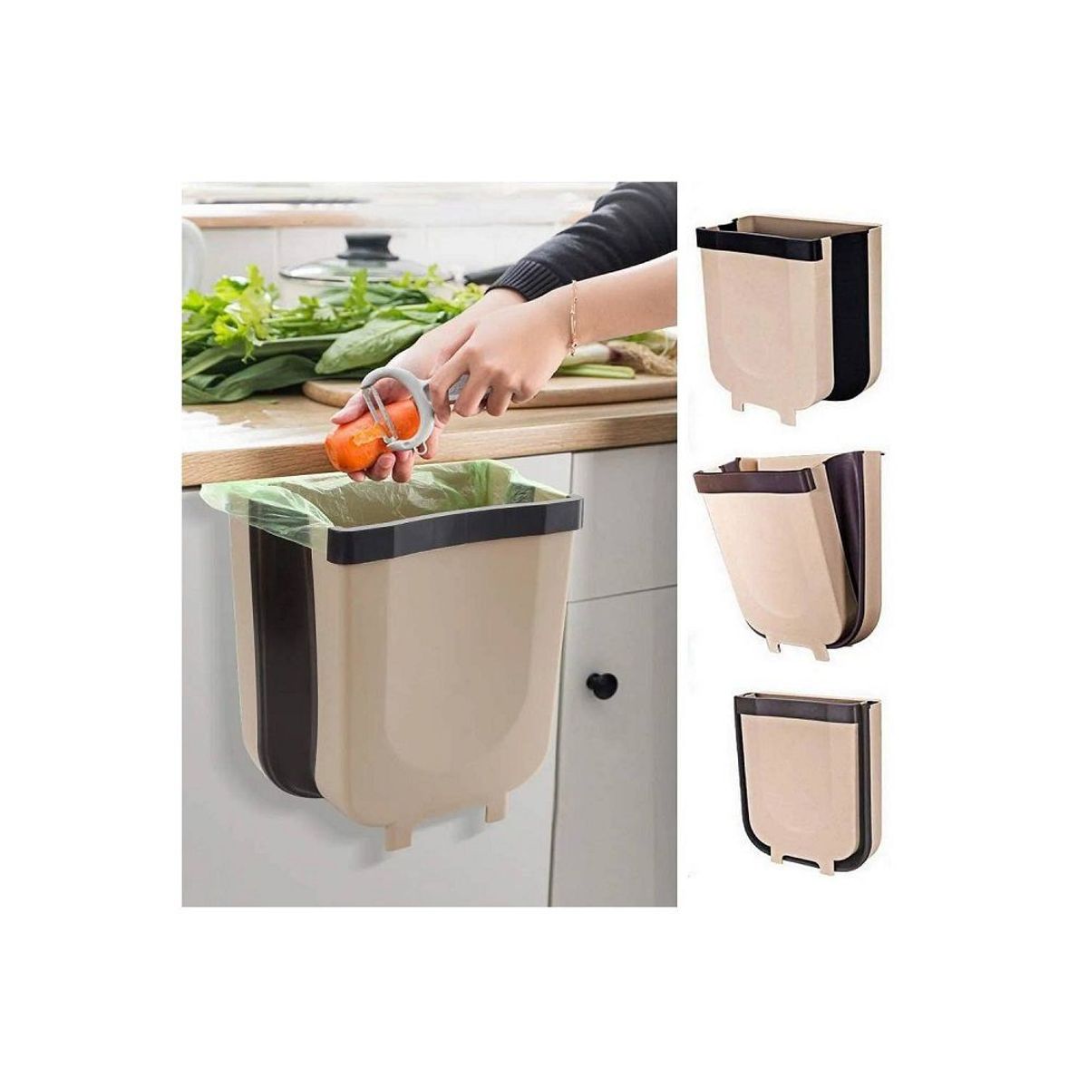 OTTOWARE - BASURERO PORTÁTIL EXPANDIBLE PLEGABLE