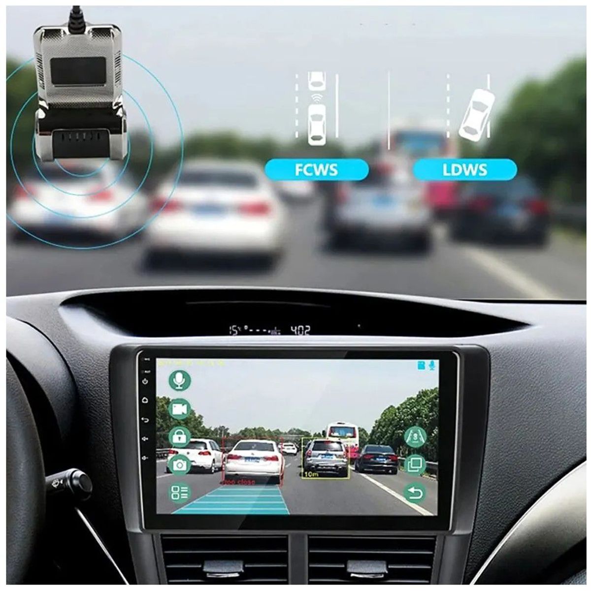 GENERICO - Dash Cam Camara DVR seguridad para auto