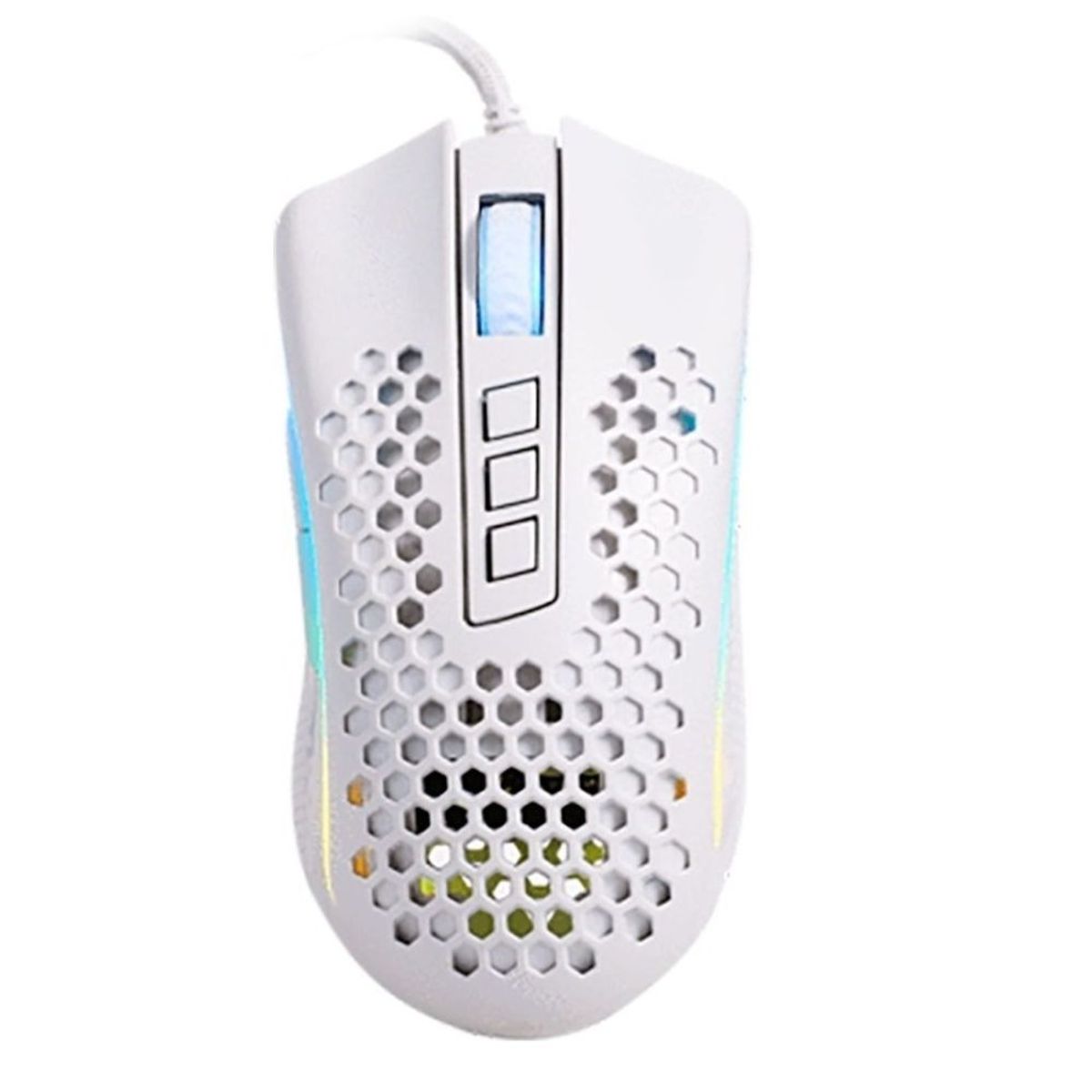 REDRAGON - MOUSE GAMER REDRAGON DPI 16000 STORM ELITE M988W-RGB WHITE