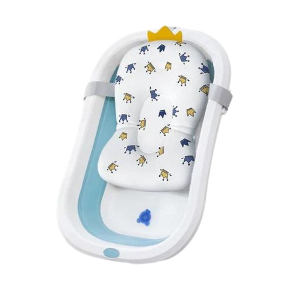 GENERICO - Bañera Plegable Y Cojín De Baño Para Bebés - Niña