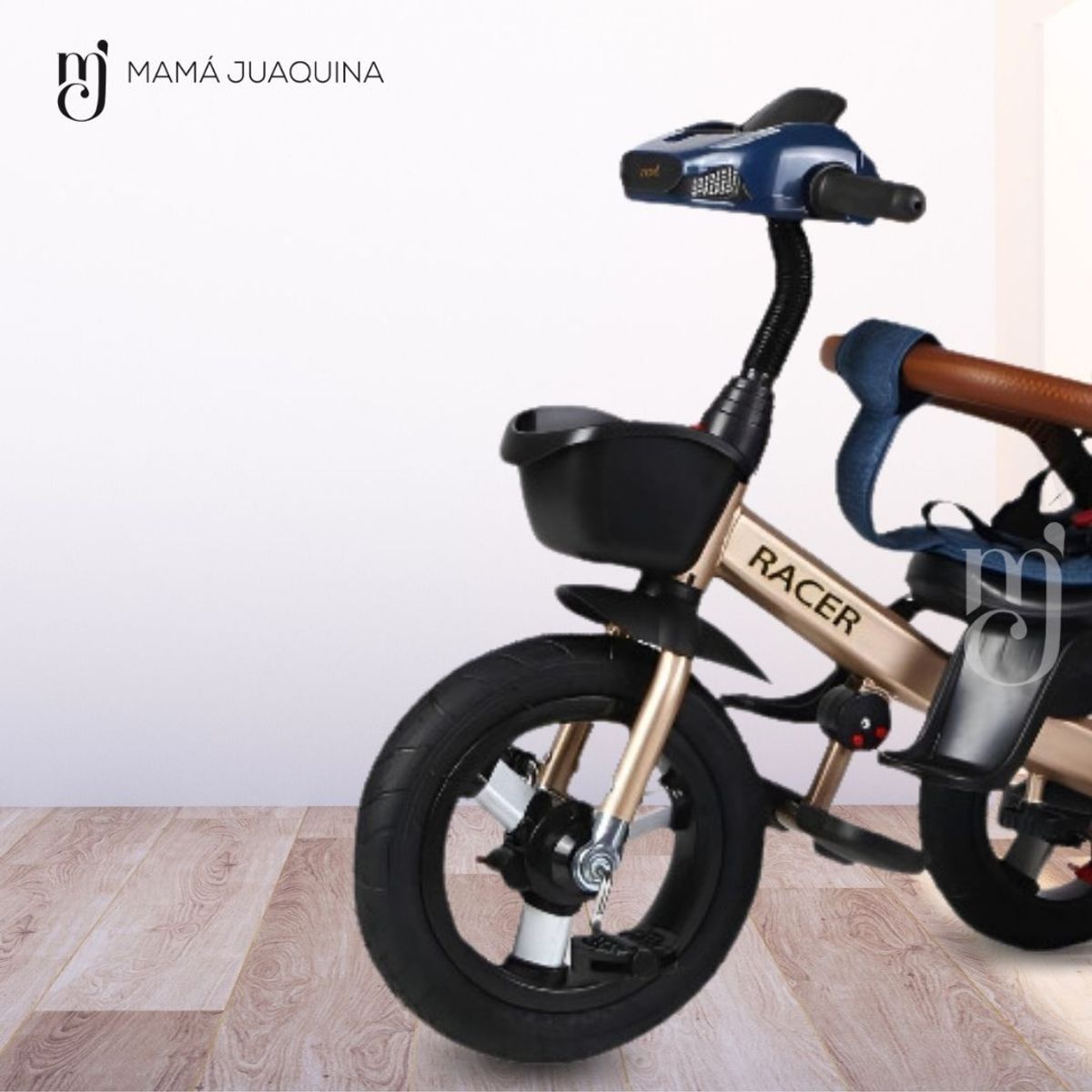 VOYAGE - Triciclo Guiador para Niños «LAURENT» Blue