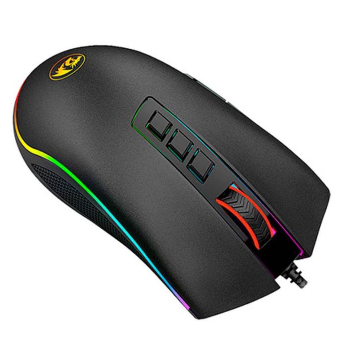 REDRAGON - MOUSE GAMER REDRAGON 9 BOTONES DPI 10000 COBRA M711 RGB DPI 10 000 USB