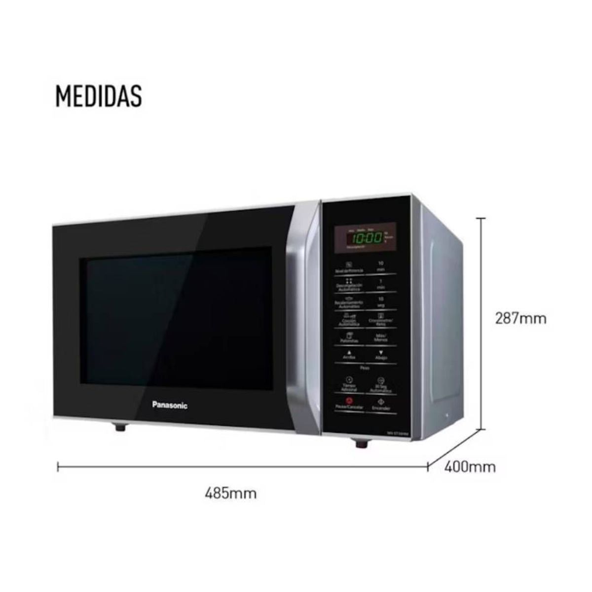 PANASONIC - MICROONDAS PANASONIC NN-SB34HMRPK 25L