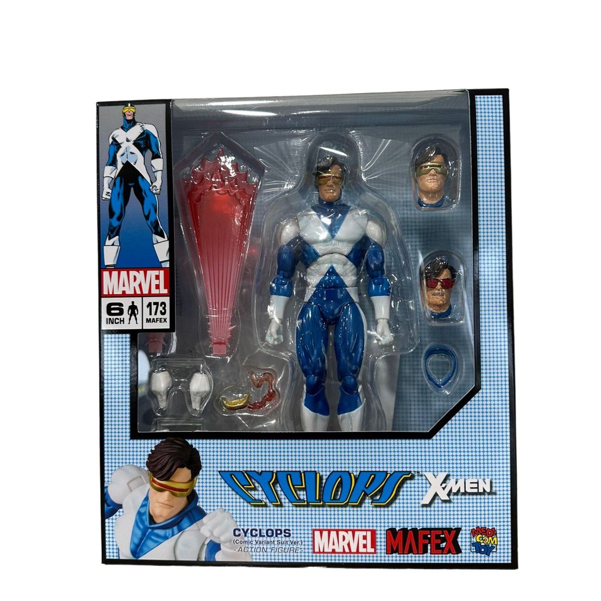 MARVEL - X-Men Ciclope Marvel MAFEX 173 Cyclops Variant Suit