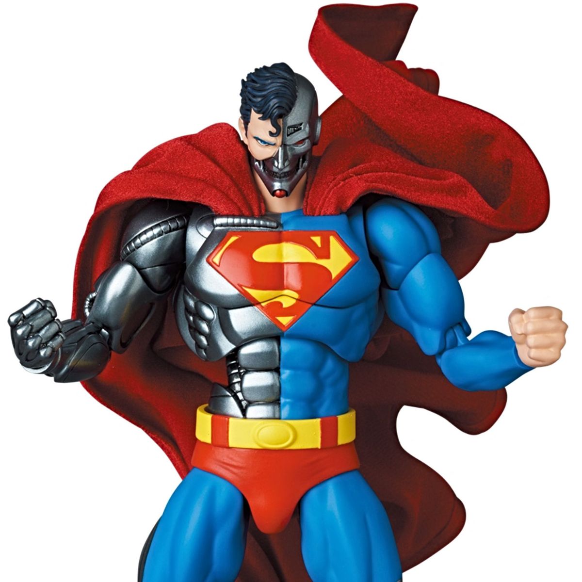 DC COMICS - Figura de Accion The Return of Superman MAFEX 164 Cyborg