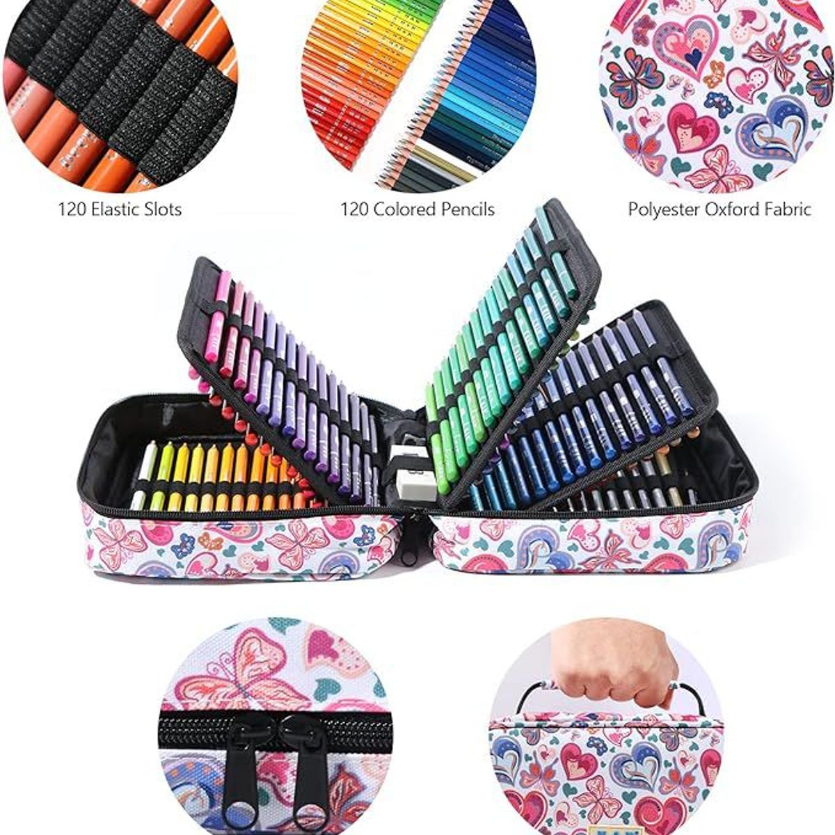 GENERICO - Estuche 120 colores al Oleó H & B