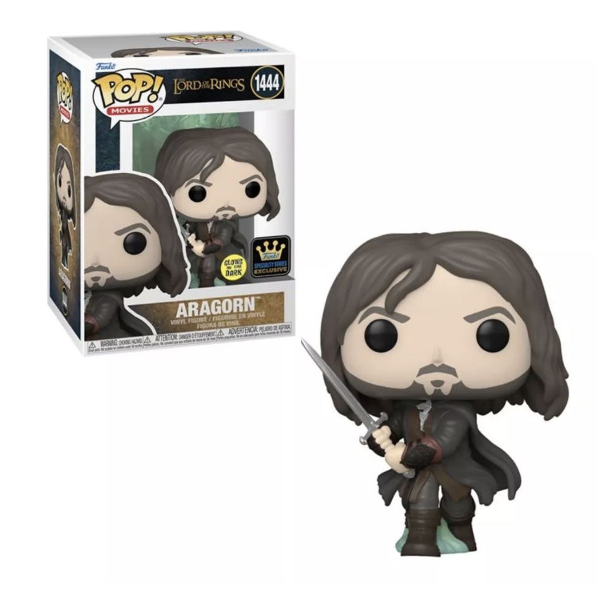 FUNKO - Aragorn Glow Funko Pop 1444 Señor De Los Anillos