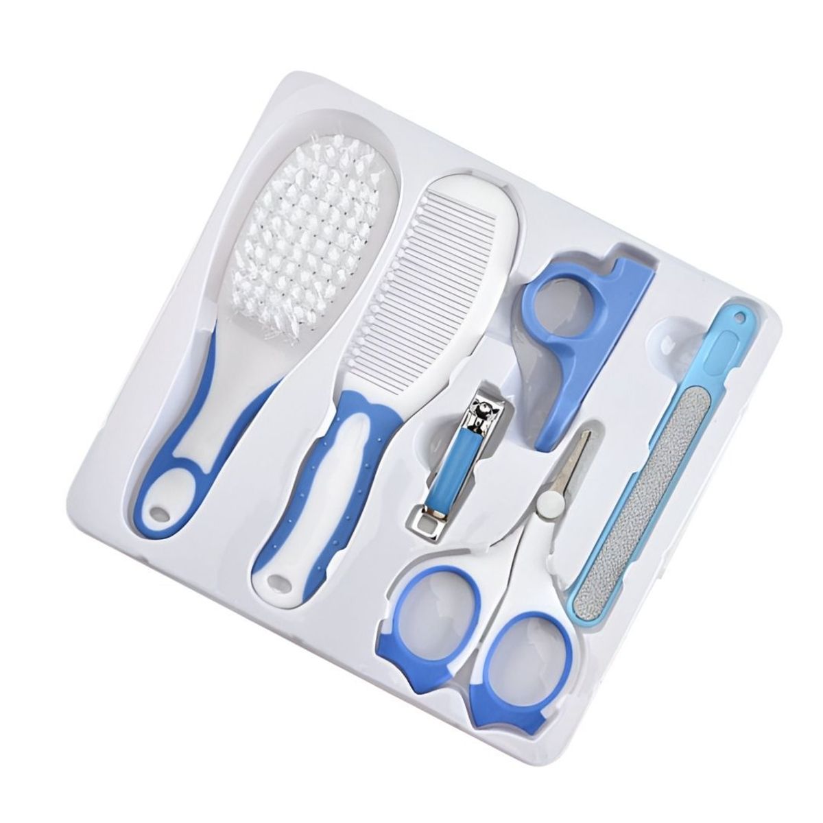 IMPORTADO MC - Kit De Aseo Celeste Para Bebé 6Pzs - Niño