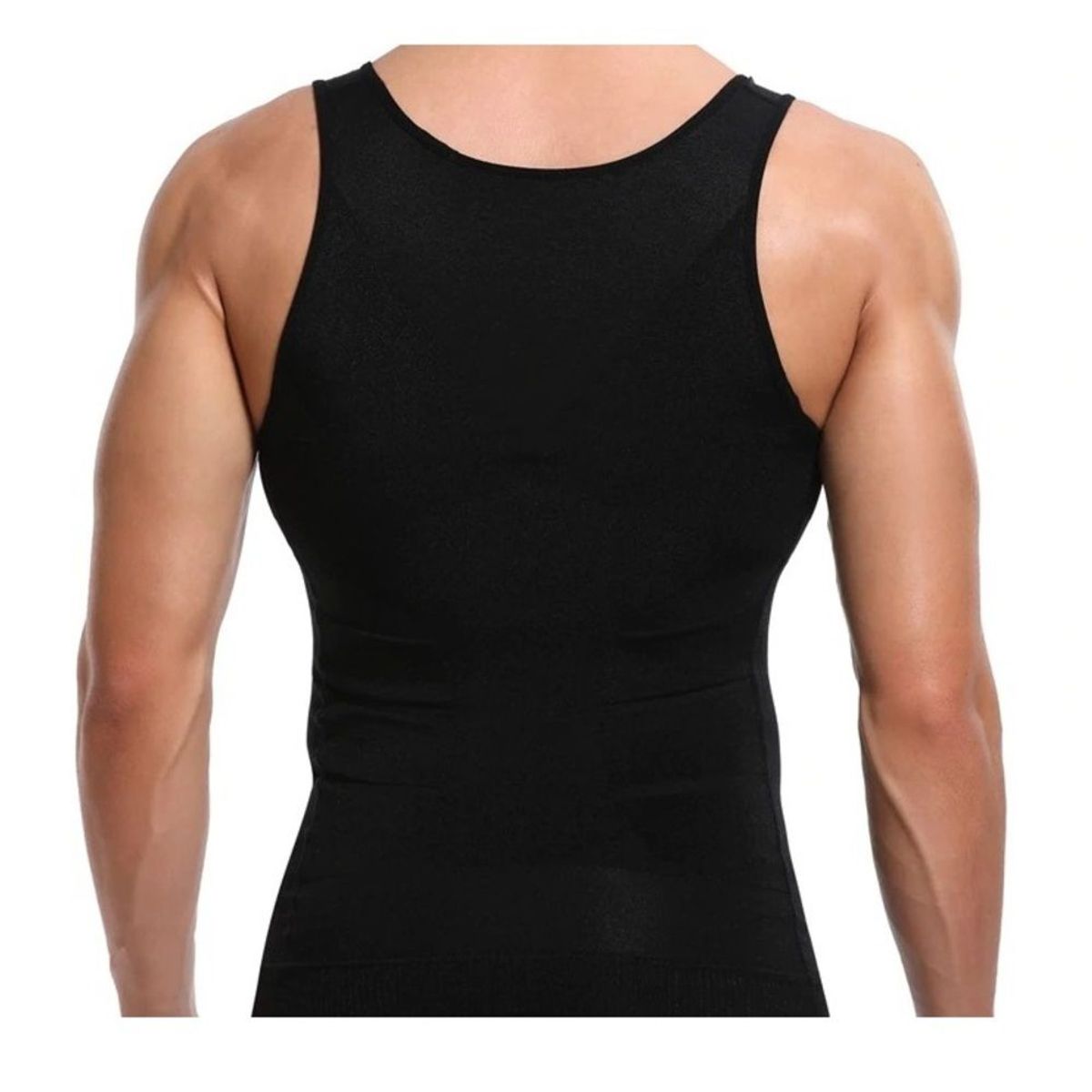 GENERICO - Bividi de alta compresión abdominal camiseta Slim de adelgazamiento
