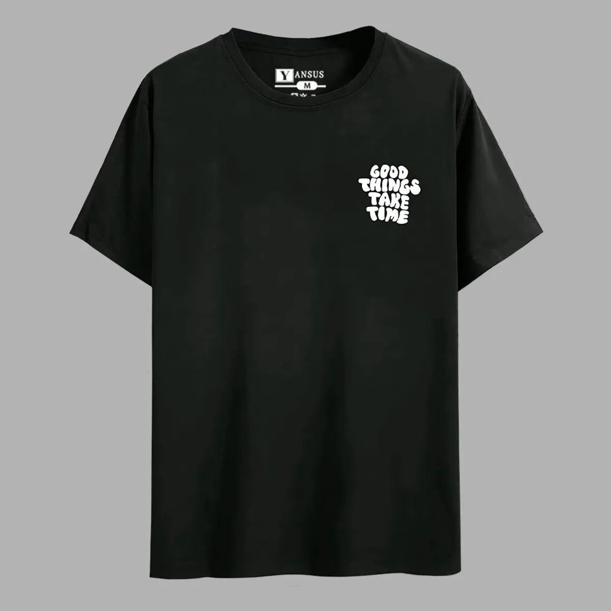 YANSUS - Polo Hombre Yansus Blanco Good Things Take Time