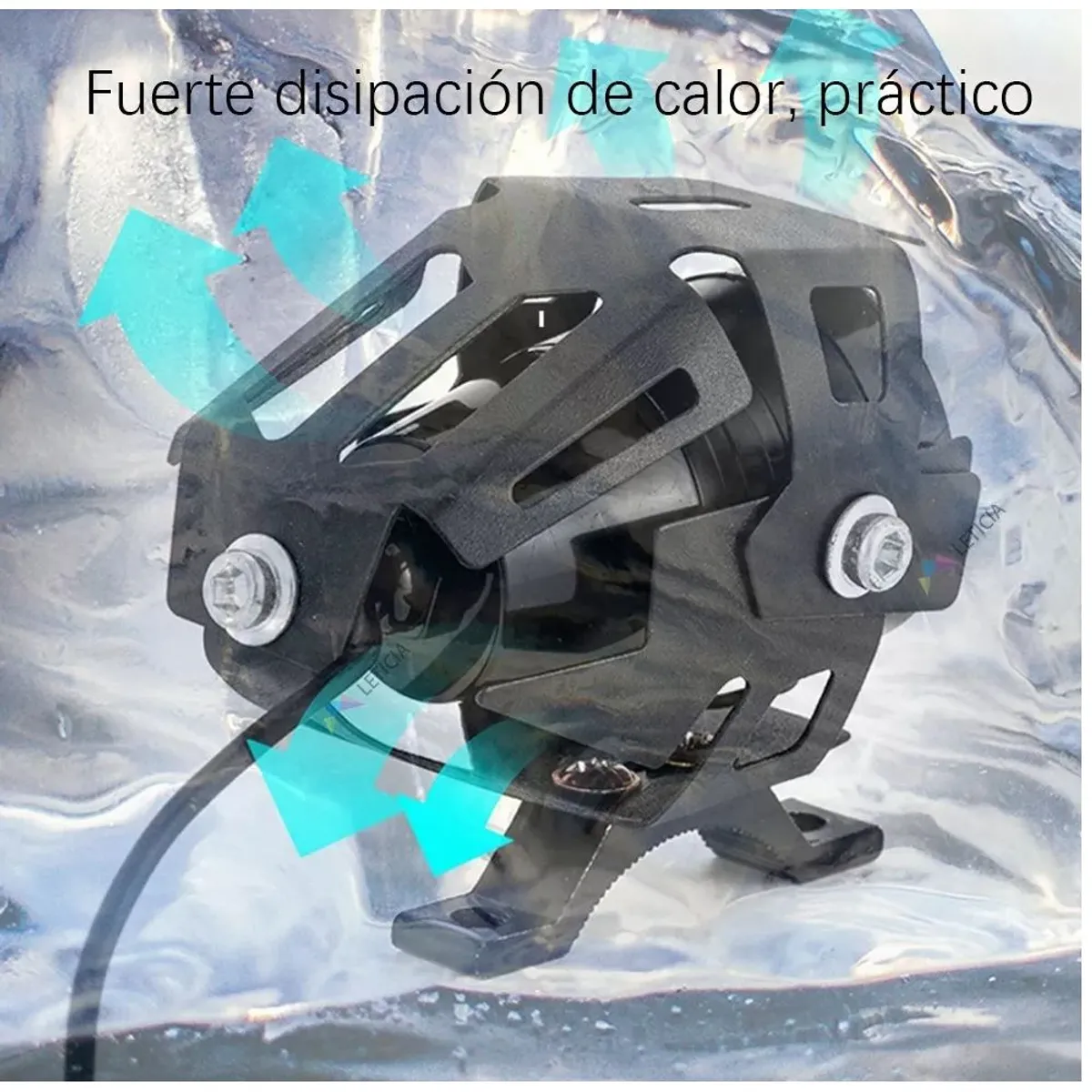 GENERICO - Explorador Ultra Led U7 Ojo Angel + Diablo + Switch Moto