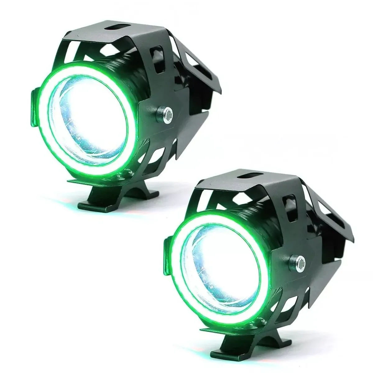 GENERICO - Explorador Ultra Led U7 Ojo Angel + Diablo + Switch Moto