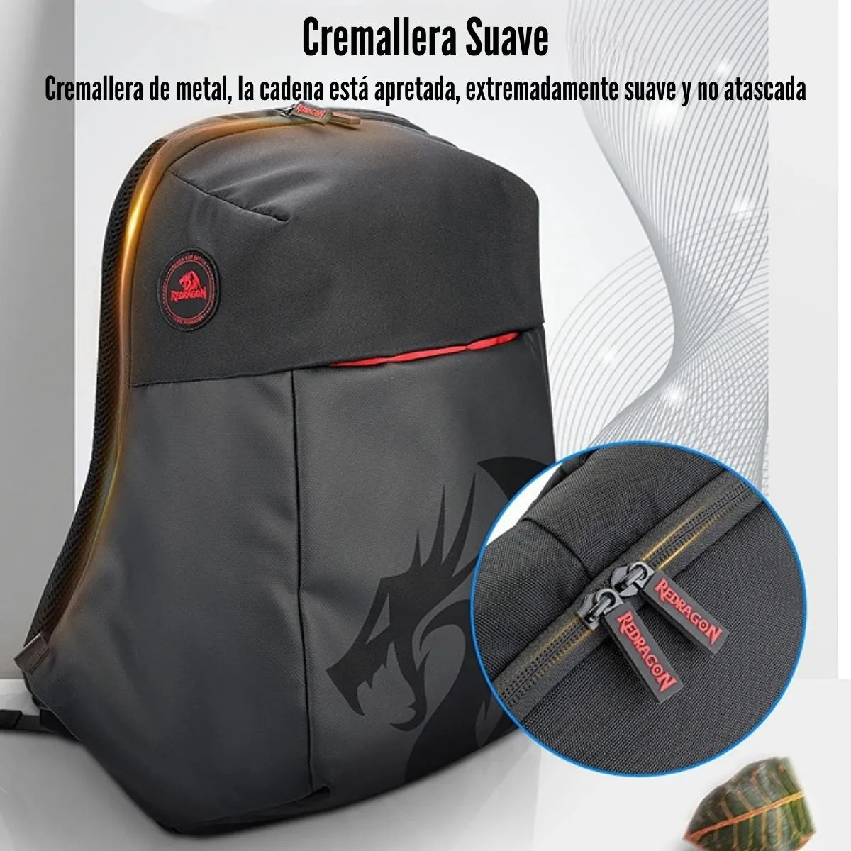 REDRAGON - Redragon - Mochila Skywalker Traveller GB-93 Gaming BackPack - Negro