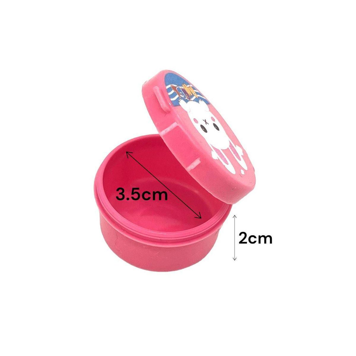 GENERICO - Set de 4 Contenedores para Aliño y Cremas para Lonchera