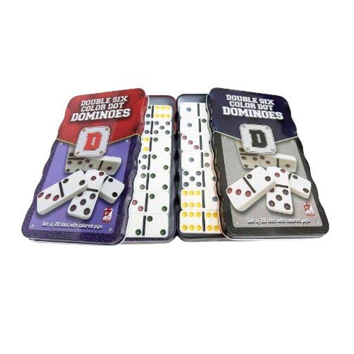 GENERICO - JUEGO DE DOMINÓ  -  LATA COLECCIONABLE REUTILIZABLE