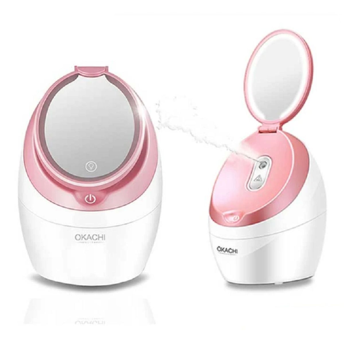 GENERICO - Vaporizador Facial Nano Iónica Sauna Spa Okachi Gliya OG2886M Espejo