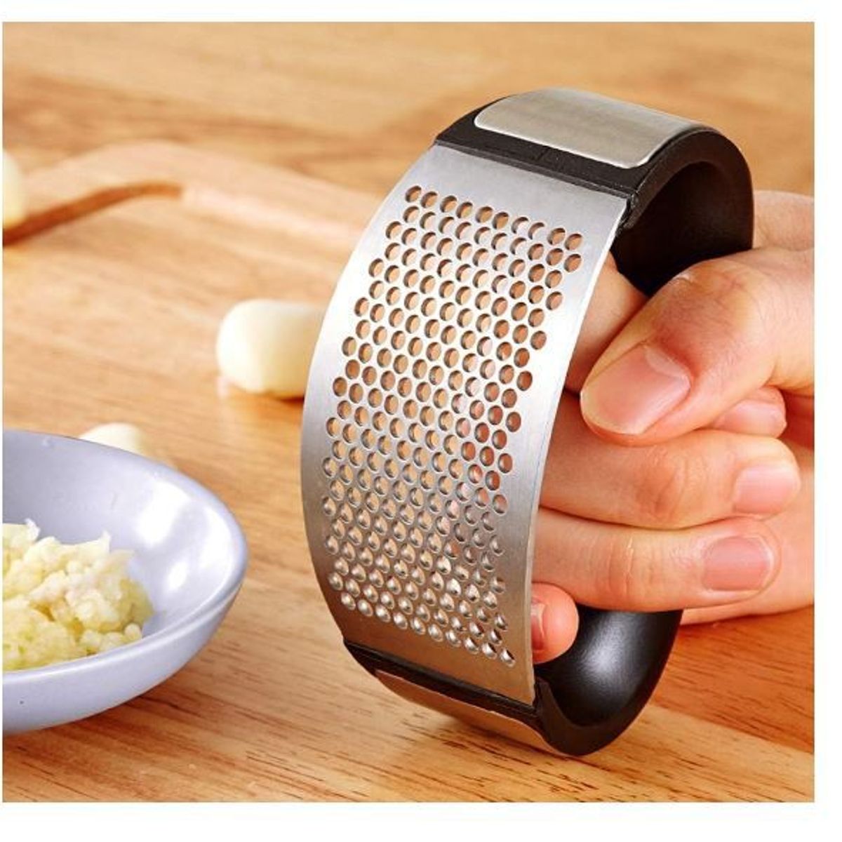 GENERICO - Trituradora de Ajo de Acero