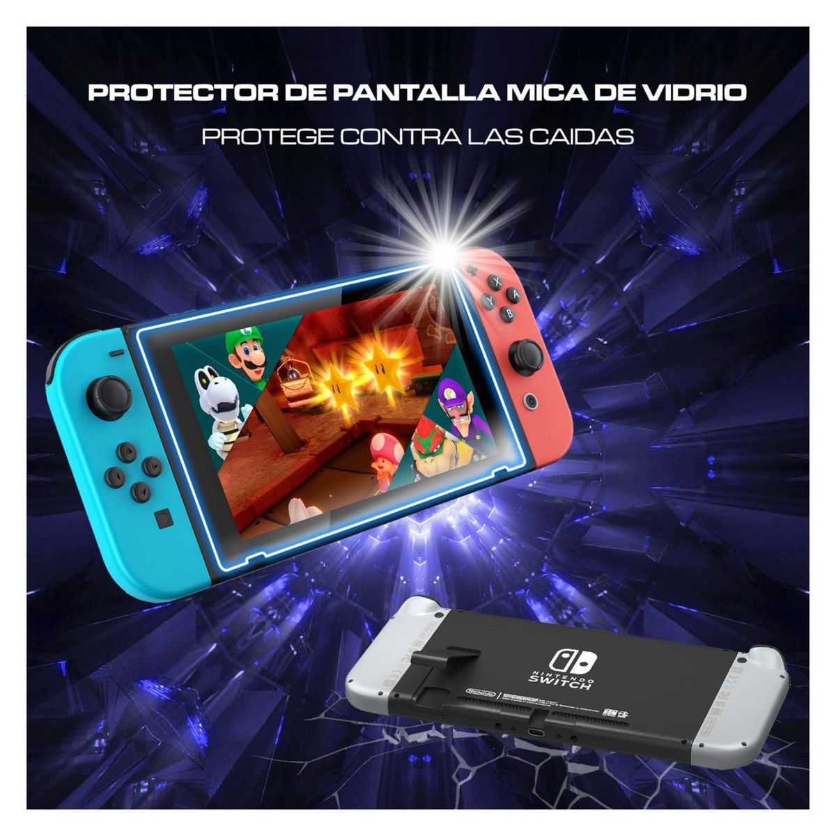 GENERICO - Protector De Pantalla Mica De Vidrio Para Nintendo Switch