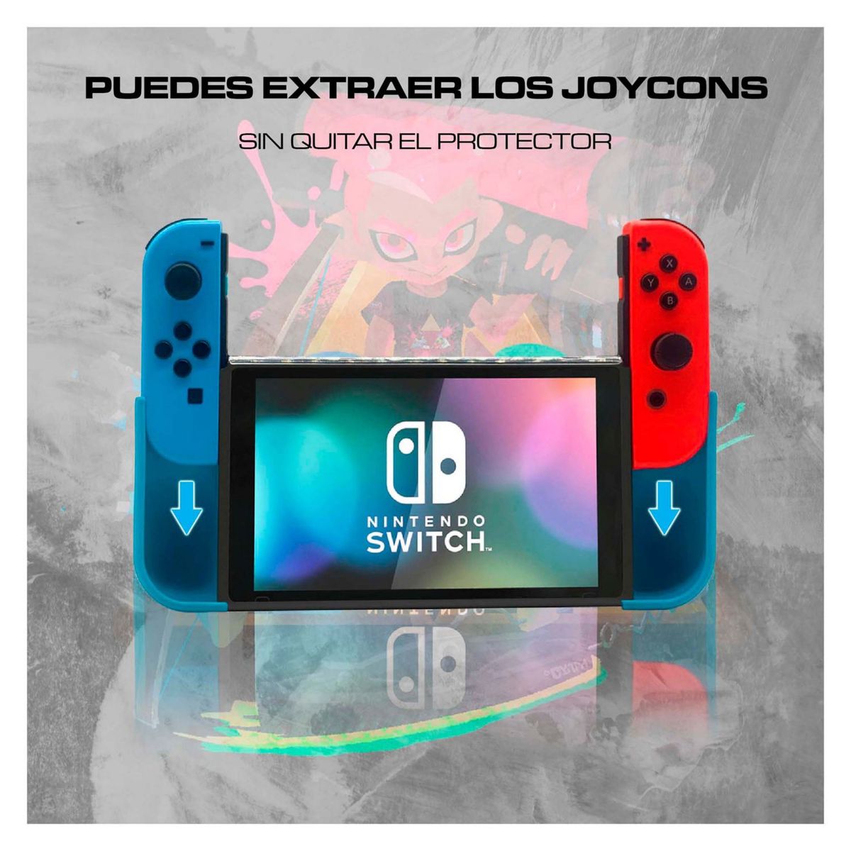 GENERICO - Case Protector Para Nintendo Switch Ultra Slim Celeste