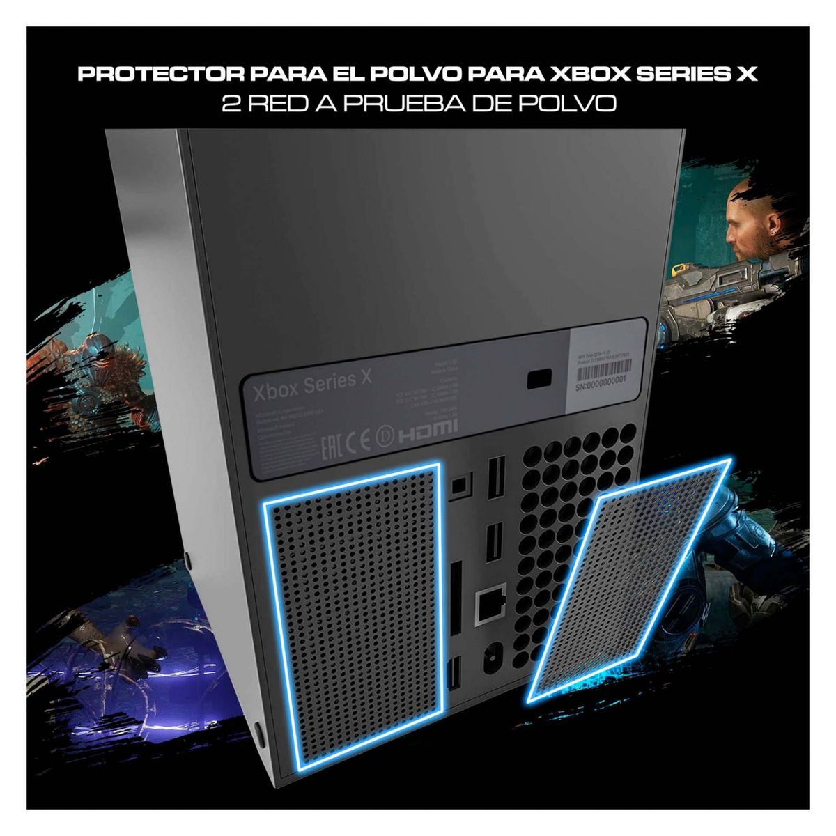 DOBE - Protector Para El Polvo Para Xbox Series X