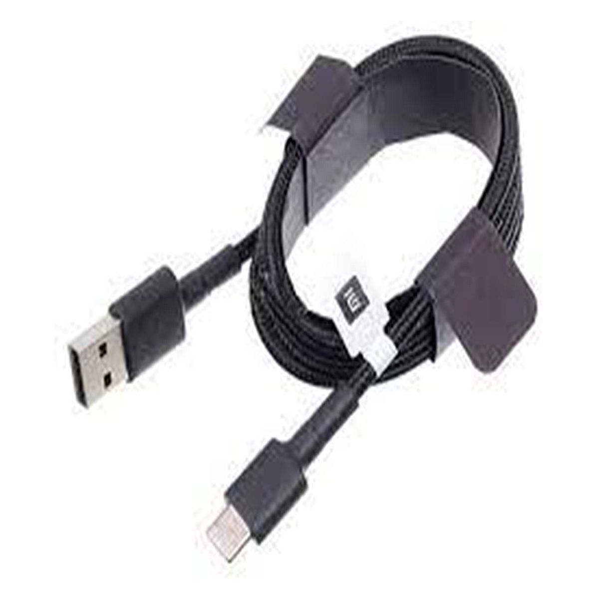 GENERICO - Cable Usb A Tipo C Mi Braided de Datos 1m Resistente Negro