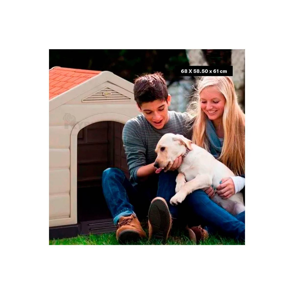 GENERICO - Casa para Perro Raza Grande Plástico 105x965x985cm