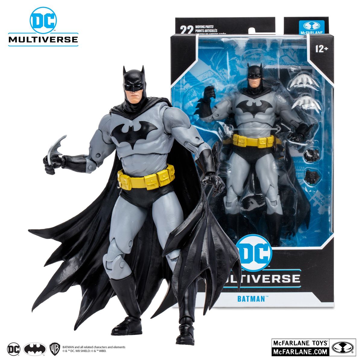 MCFARLANE - Figura de Accion Batman Hush DC Multiverse Black Ver