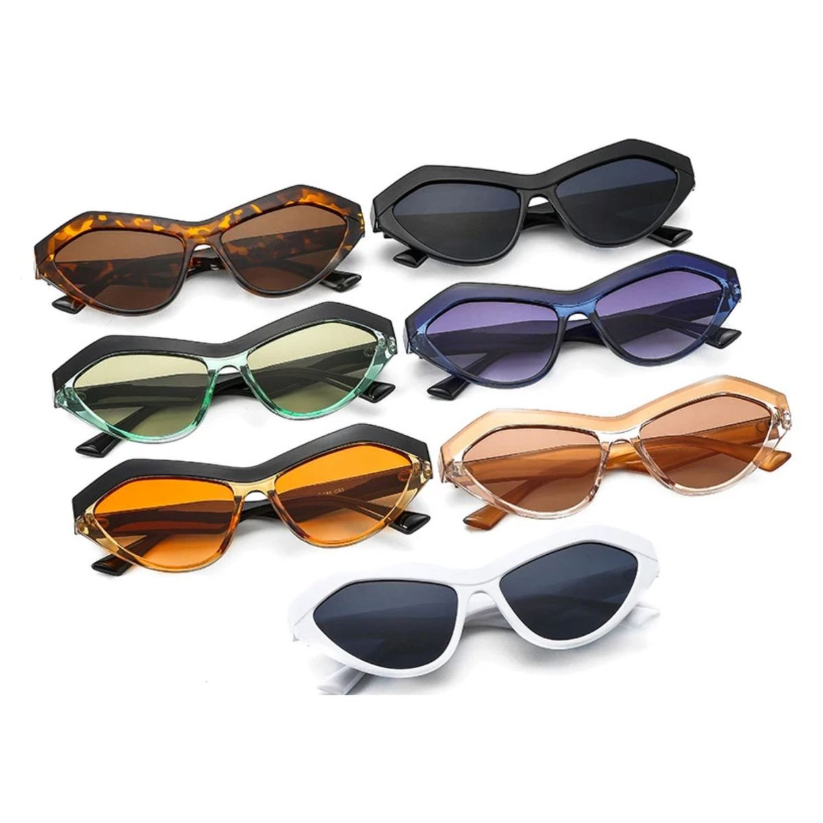 GENERICO - Lentes de Sol para Hombre Moderno Naranja  PL1927