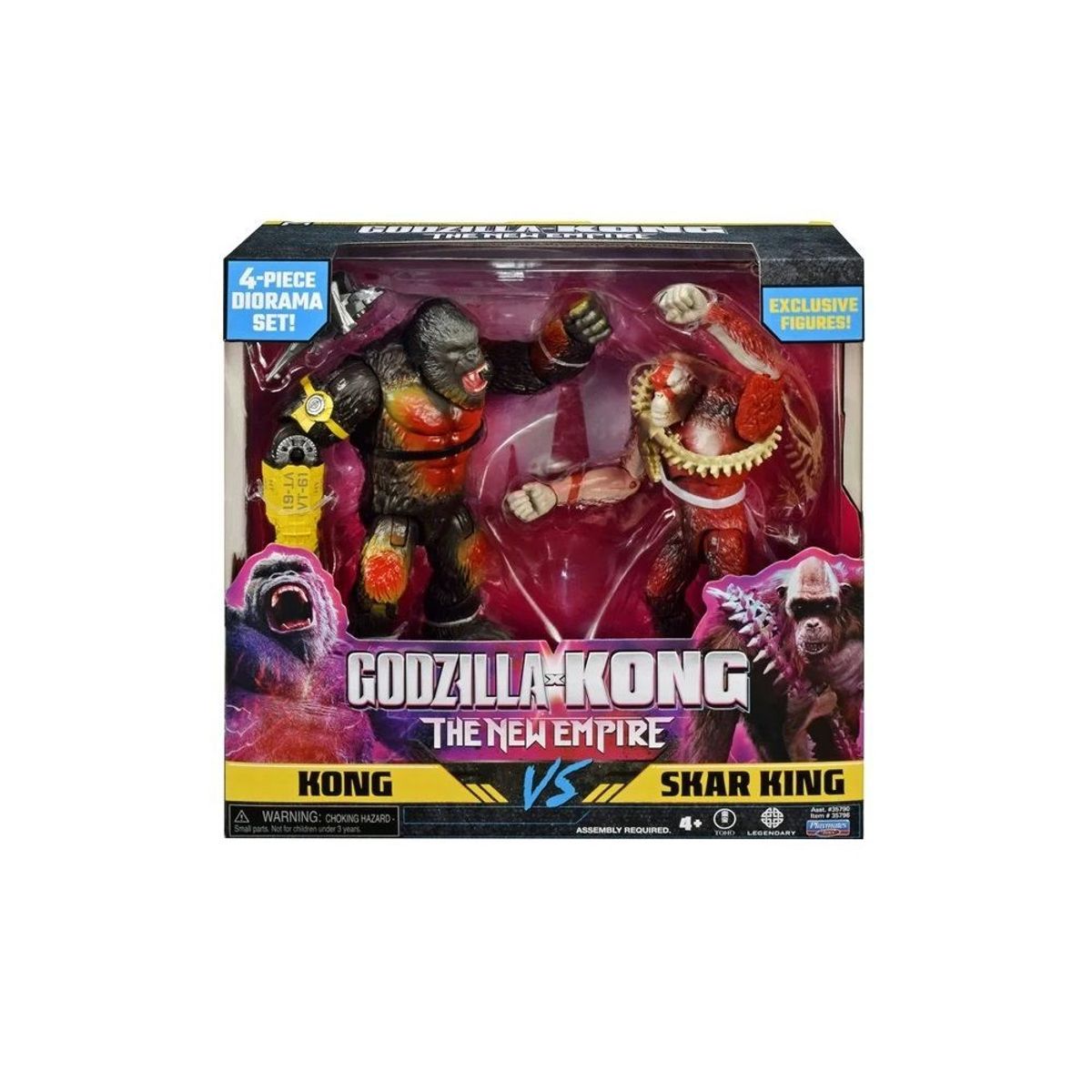 PLAYMATES TOYS - Godzilla x Kong Figura Kong vs Skar King