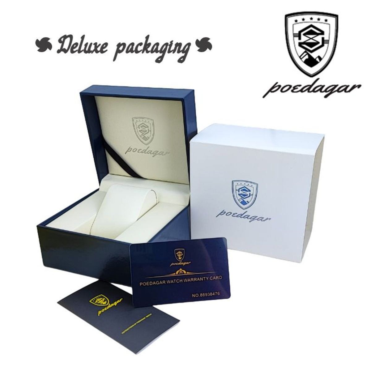 GENERICO - Reloj POEDAGAR para Hombre - Elegante - Acero_.