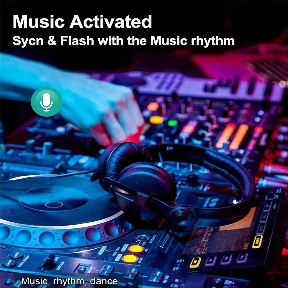 HOME NEAT - Home-Neat Mini Bola de Discoteca LED Iluminacion Luces Fiesta