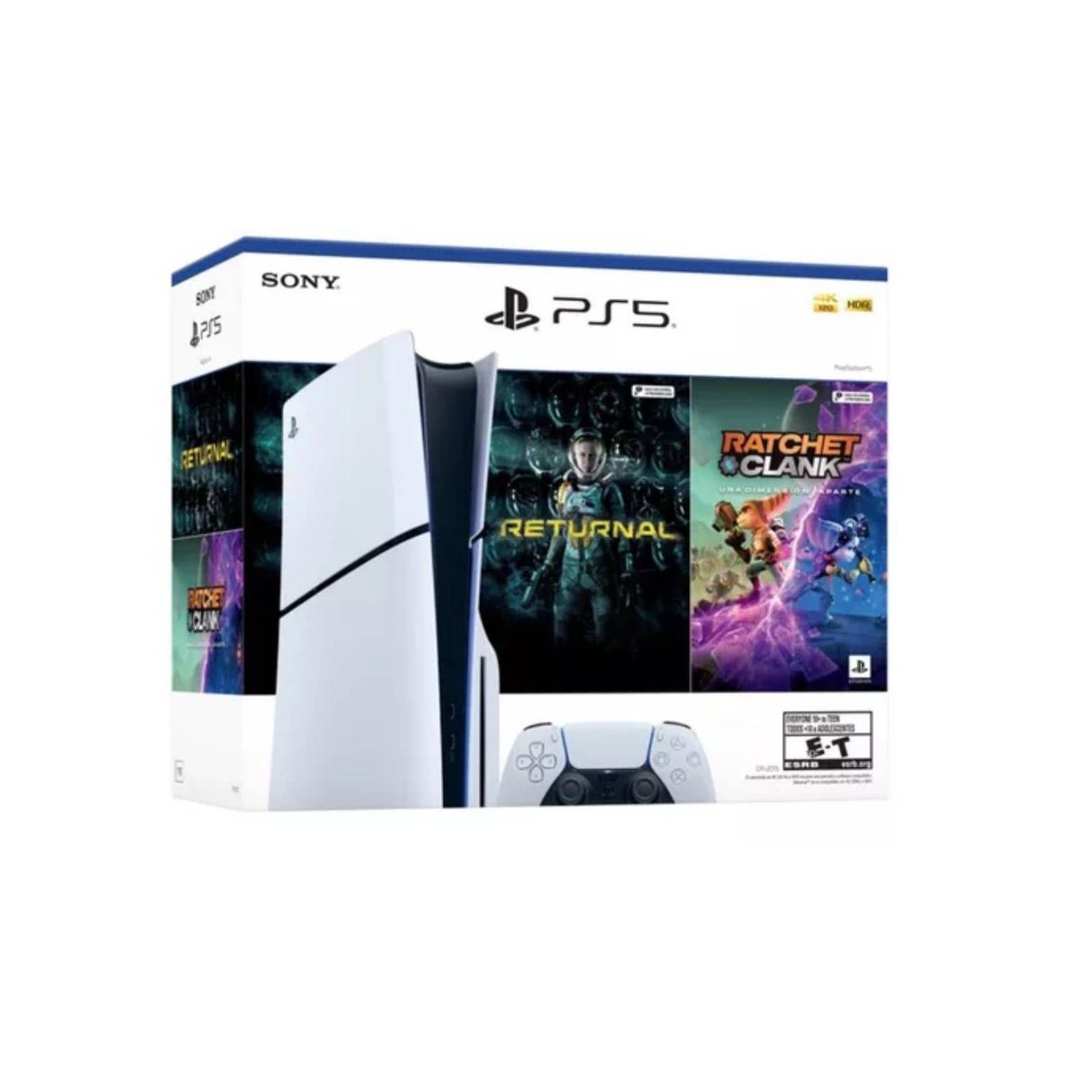 SONY - Consola Ps5 Slim Con Lectora + Ratchet & Clank + Returnal