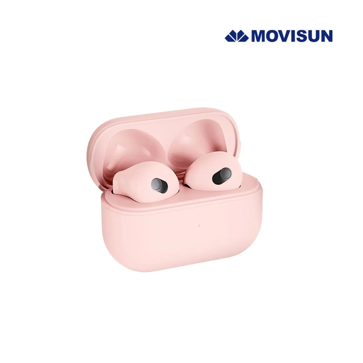 MOVISUN - Audífono Bluetooth MOVISUN T-11 Rosado