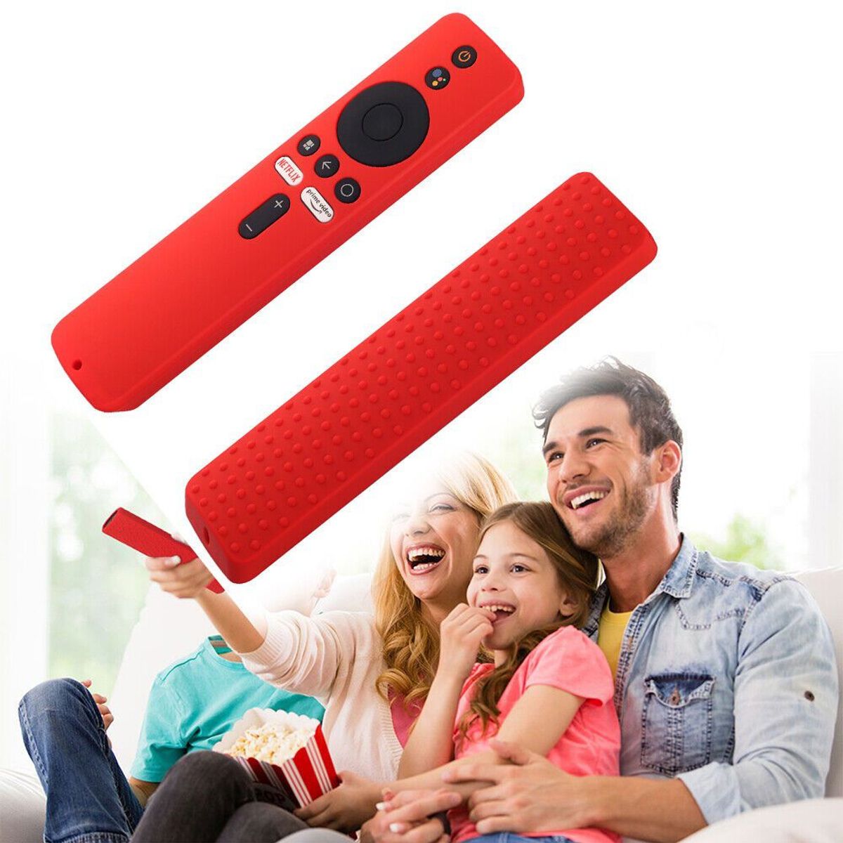 OTTOWARE - FUNDA DE CONTROL REMOTO XIAOMI MI STICK ROJO