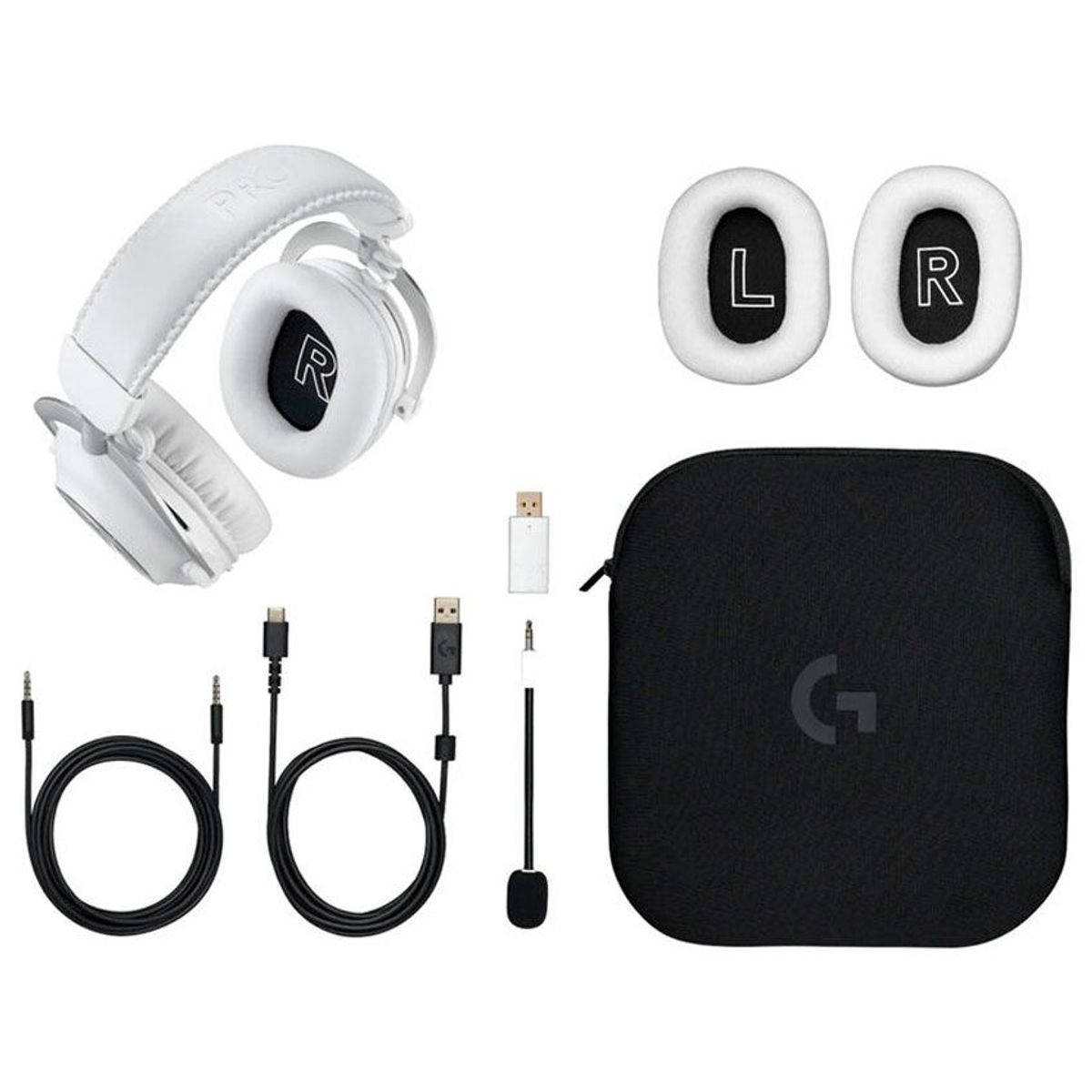 LOGITECH - AUDIFONO C/MICROF. LOGITECH G PRO X 2 LIGHTSPEED BLANCO