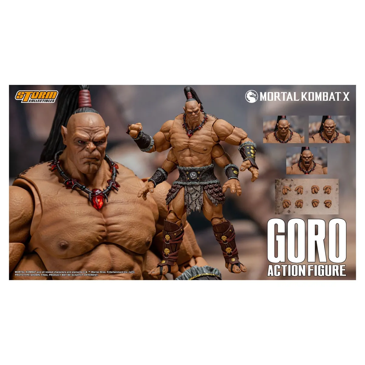 MORTAL KOMBAT - Figura de Accion Goro Mortal Kombat X Storm Collectibles