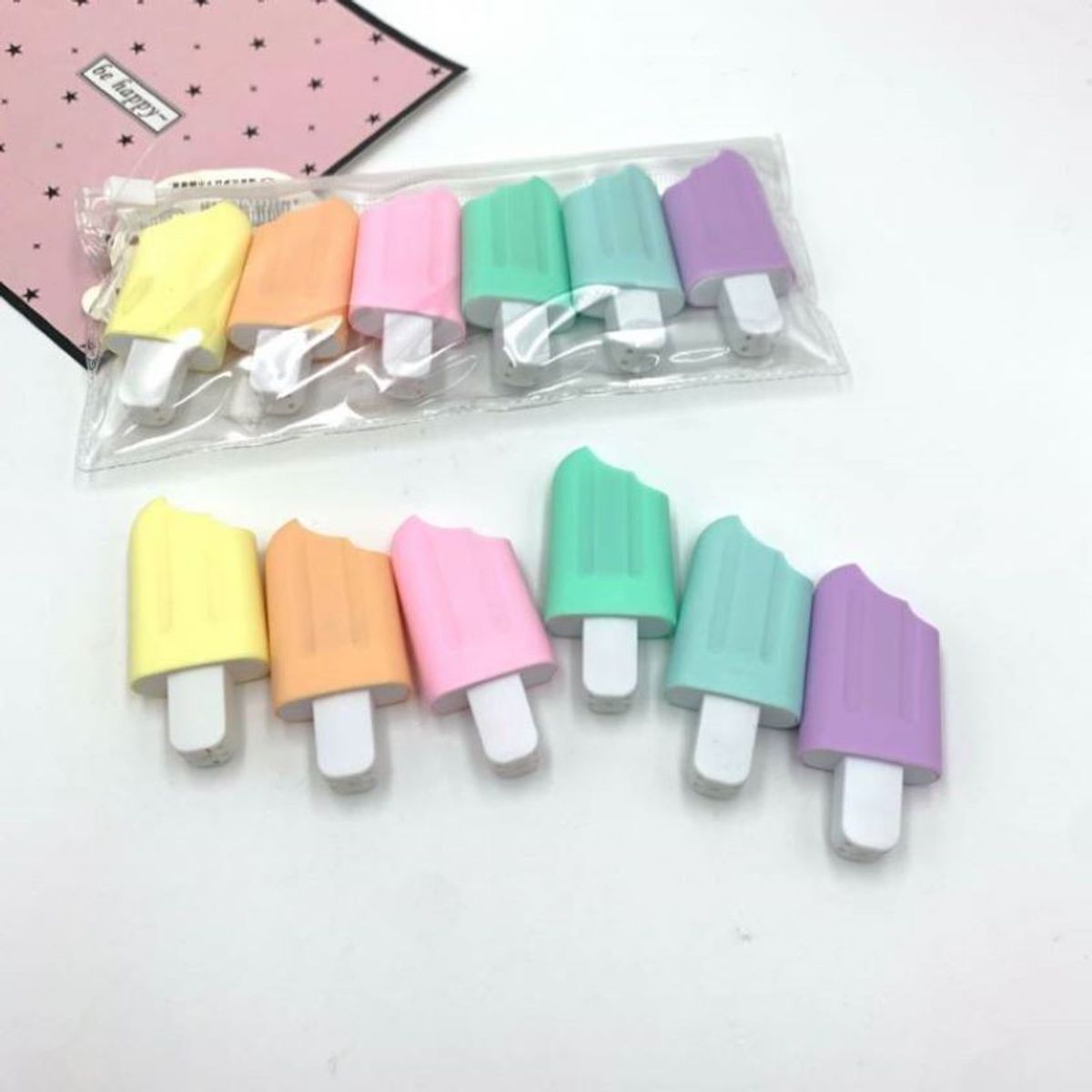 GENERICO - SET X6 DE RESALTADORES MODELO PALETA