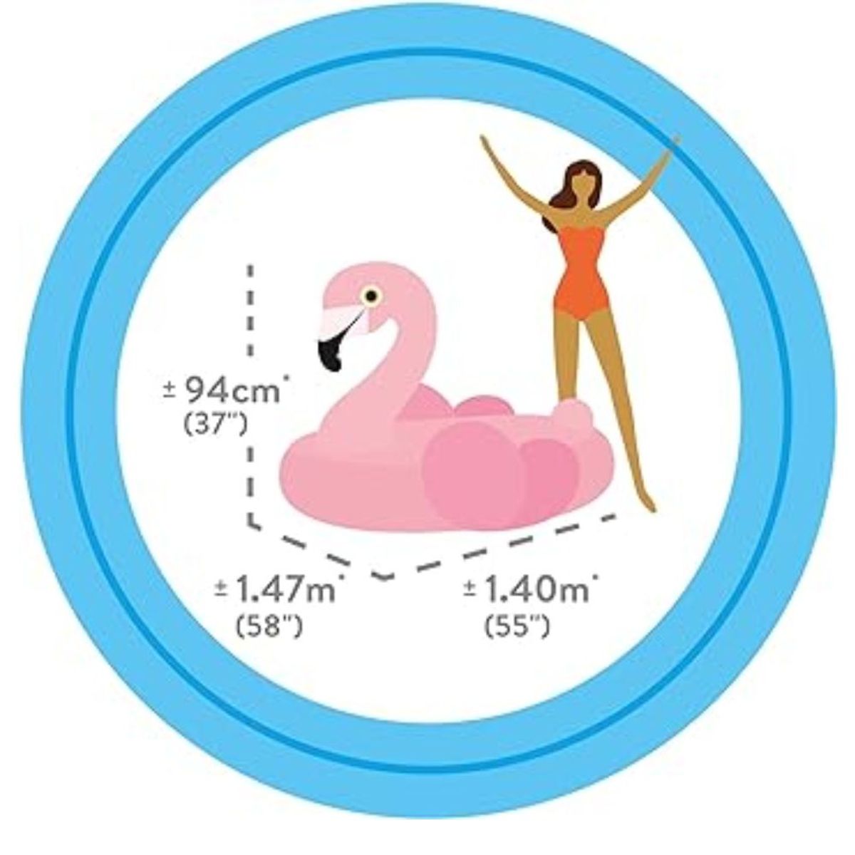 INTEX - INTEX-Flamenco inflable