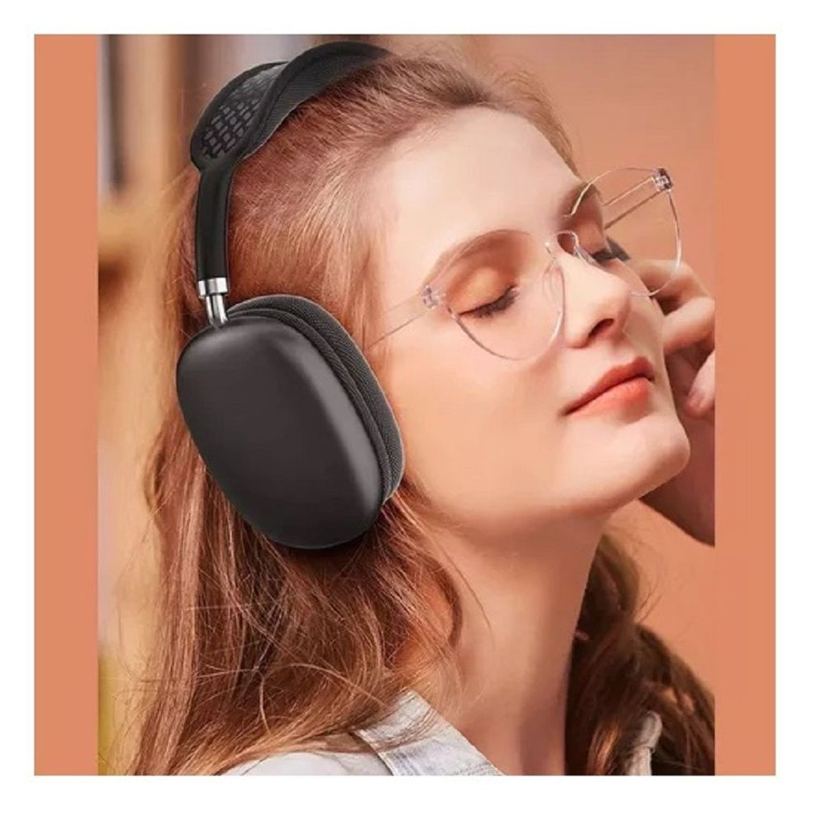 GENERICO - Audífonos Bluetooth Vincha P9 PRO MAX - Negro