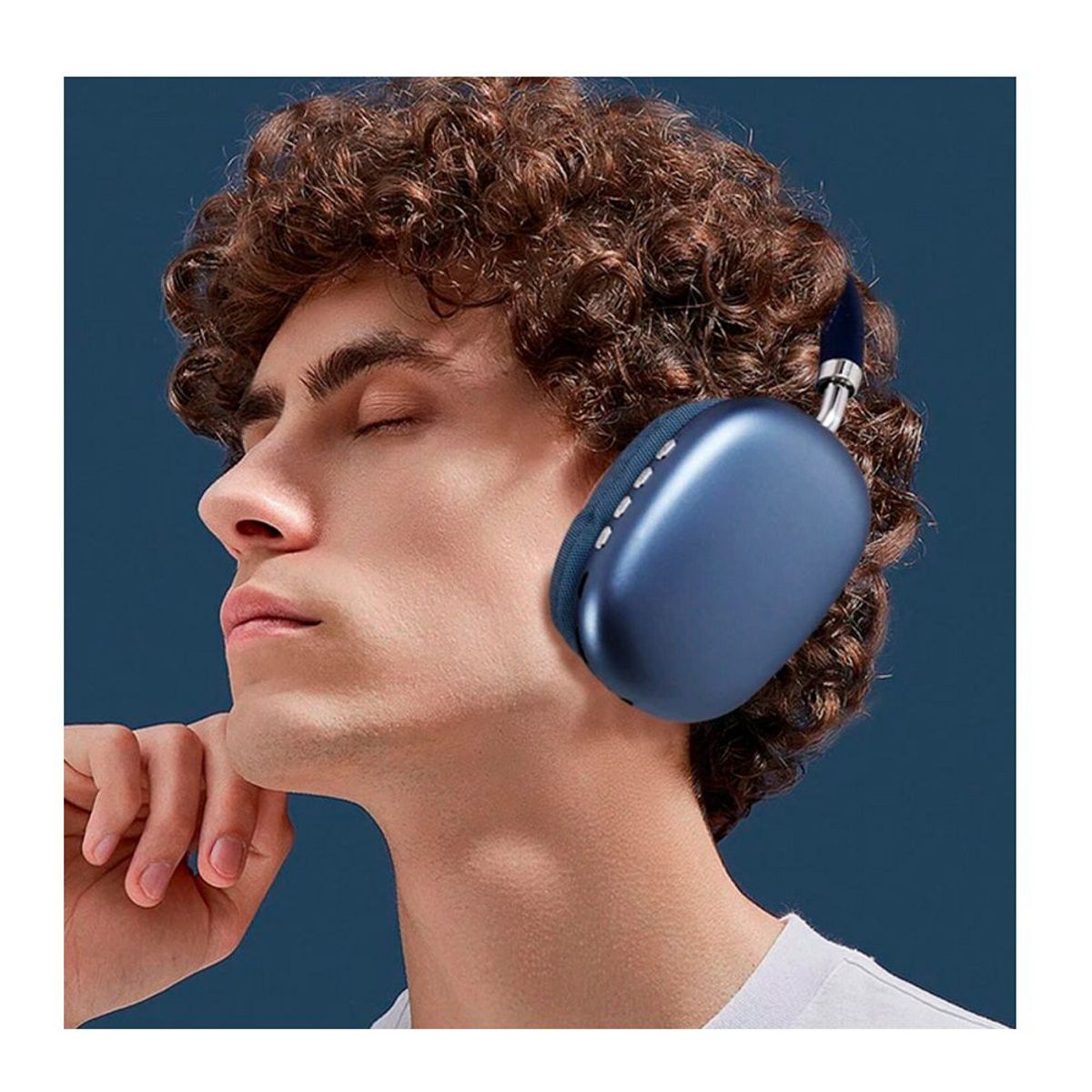 GENERICO - Audífonos Bluetooth Vincha P9 PRO MAX - Azul