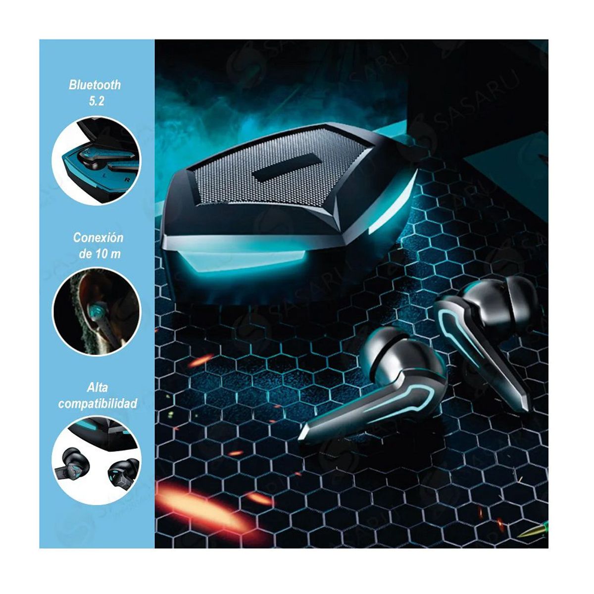 GENERICO - AUDIFONOS BLUETOOTH GAMER P36