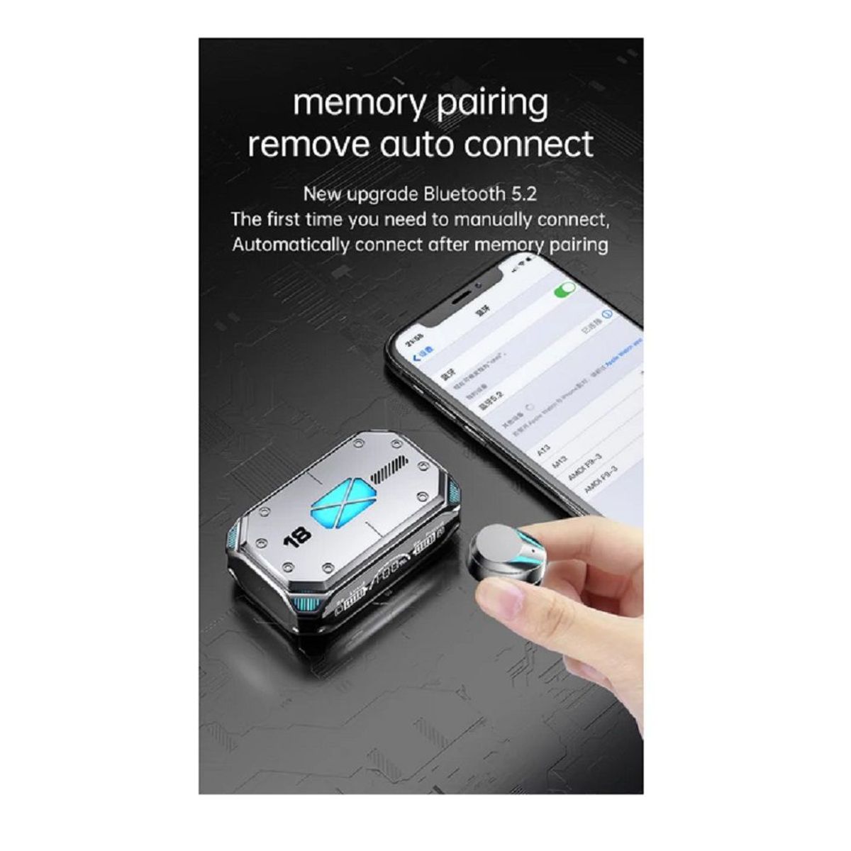 GENERICO - AUDIFONOS BLUETOOTH GAMER M43