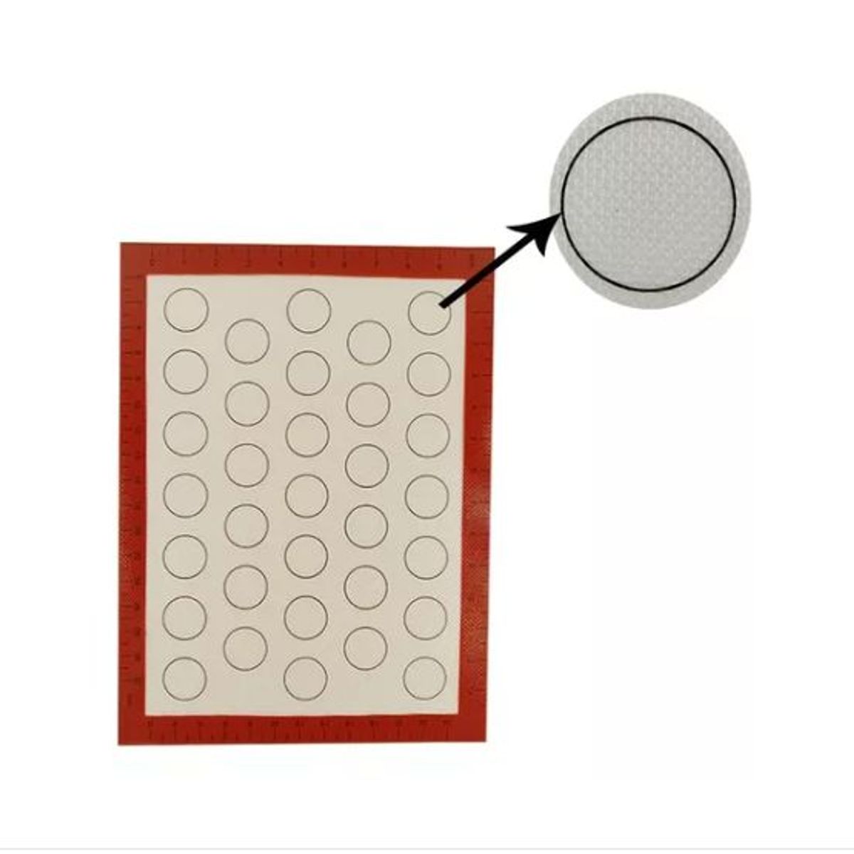 GENERICO - Tapete para hornear galletas multiusos