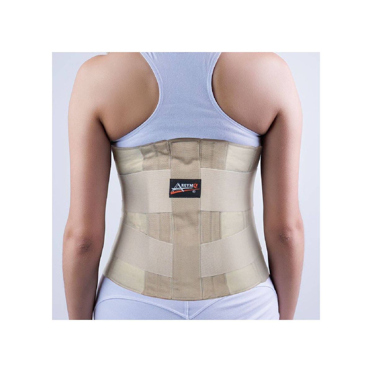 GENERICO - Faja Soporte Sacro Lumbar Talla L Varilla de Aluminio